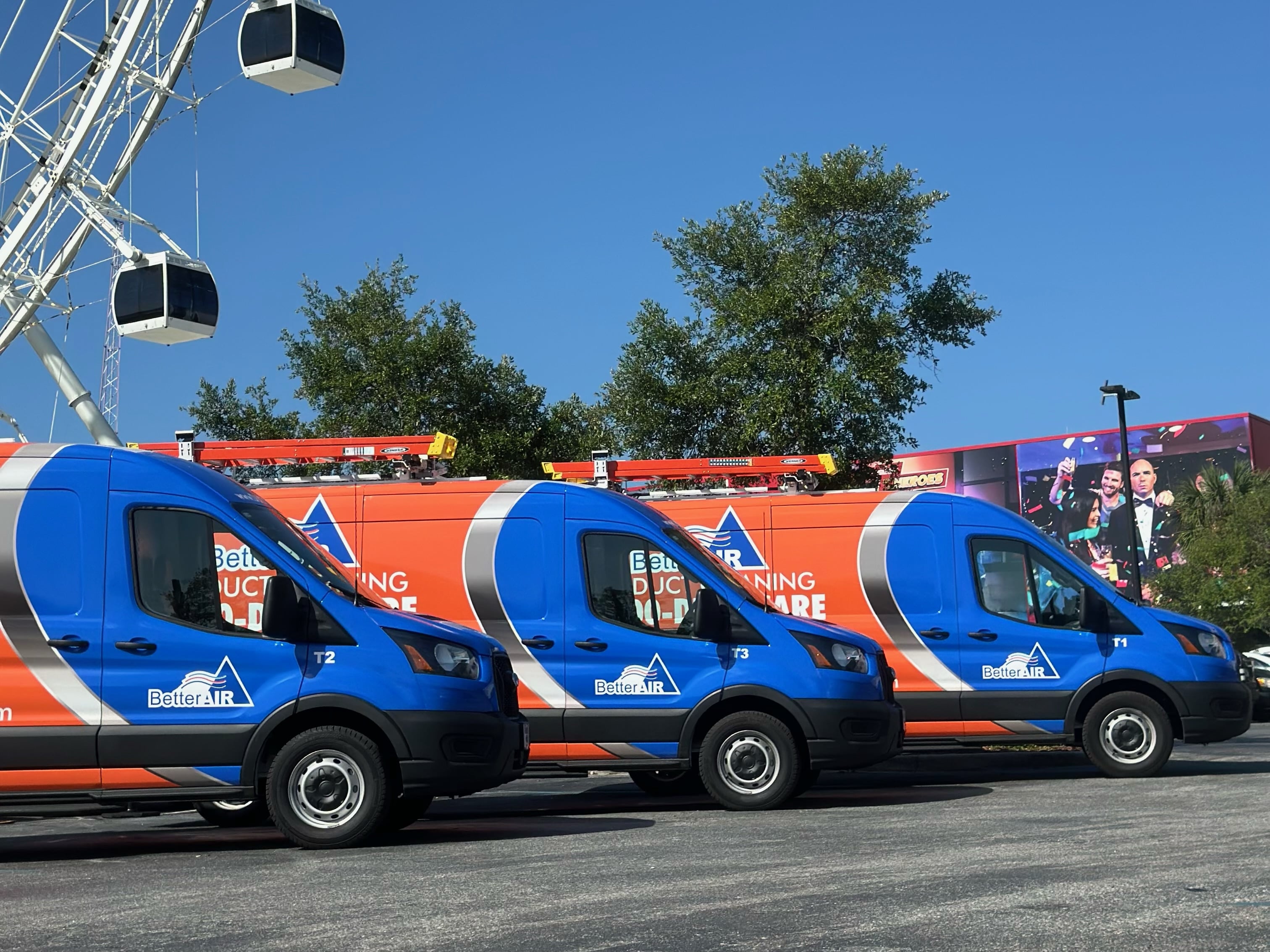 Three Better Air Duct Care Trucks In Orlando Stadium
